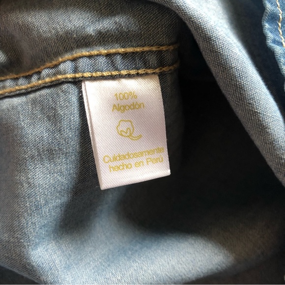 Boys Soft Chambray Cotton Shirt - Picture 4 of 6